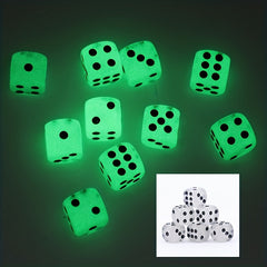 Glow in the Dark Game Dice Set for Board and Math Games