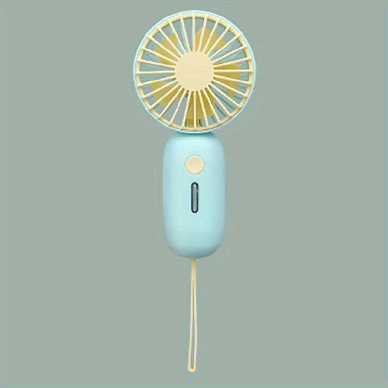 Mini Girls Handheld Fan Summer Portable Carry on Fan 3 Speeds