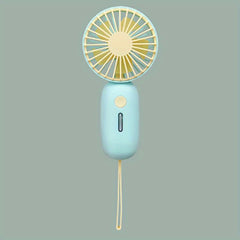 Mini Girls Handheld Fan Summer Portable Carry on Fan 3 Speeds