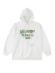 Men's Creative Letter Print Hoodie