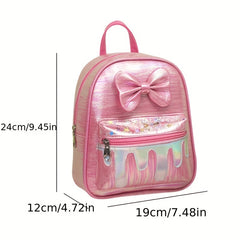 Cartoon Bowknot Backpack for Kids