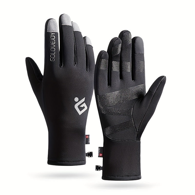 Winter Waterproof Ski Gloves Warm Velvet Touch Screen Gloves Anti Cold Anti Slip