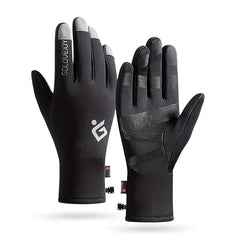 Winter Waterproof Ski Gloves Warm Velvet Touch Screen Gloves Anti Cold Anti Slip