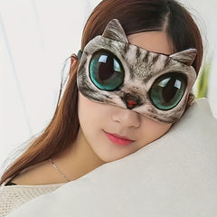 3D Adjustable Sleep Eye Mask Block Light Soft Comfortable Travel
