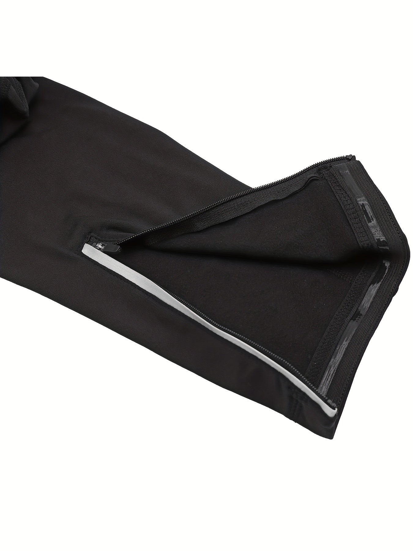 Men's Fleece Lined Cycling Bib Tights With Pockets