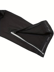Men's Fleece Lined Cycling Bib Tights With Pockets