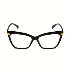 Cat Eye Anti Light Glasses For Women Men Students Jelly Frame