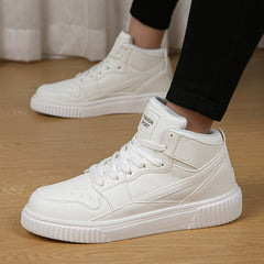 Versatile Solid Medium Tube Flat Sports Sneakers Slip Resistant
