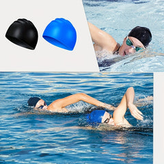 Silicone Swimming Cap for Adults and Kids Swimming Training and Hair Protection
