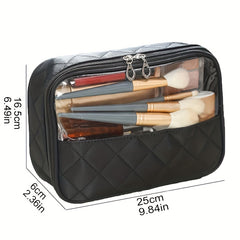 Waterproof Nylon Makeup Bag Large Capacity Toiletry Bag Cosmetic Storage