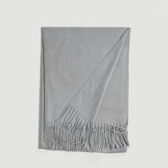 Cashmere Solid Scarf Warm Soft Scarf
