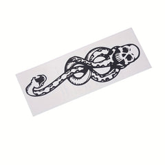 5pcs Death Eaters Dark Mark Make Up Tattoos Stickers Cosplay Accessories