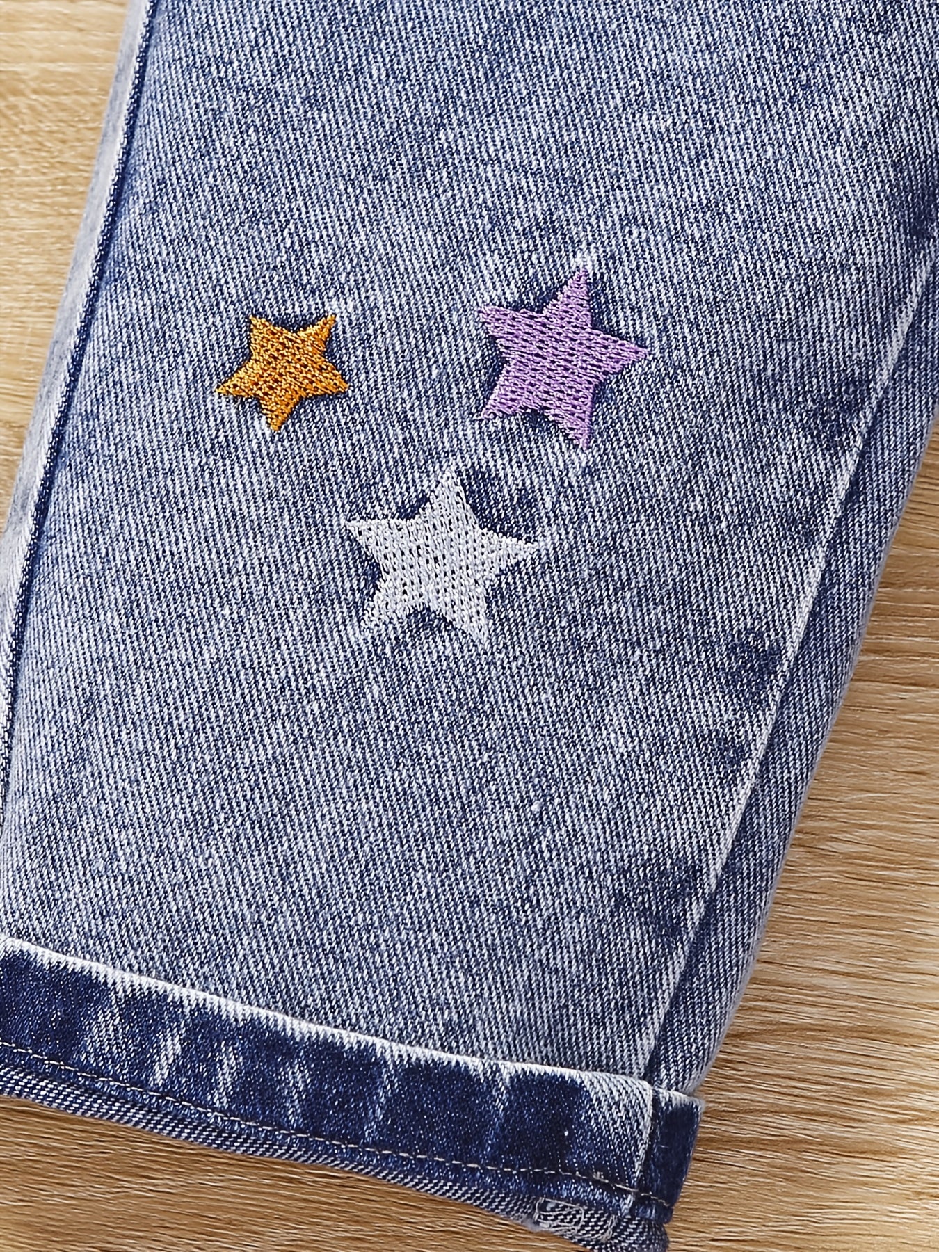 Toddler Girls' Unicorn Rainbow Stars Jeans