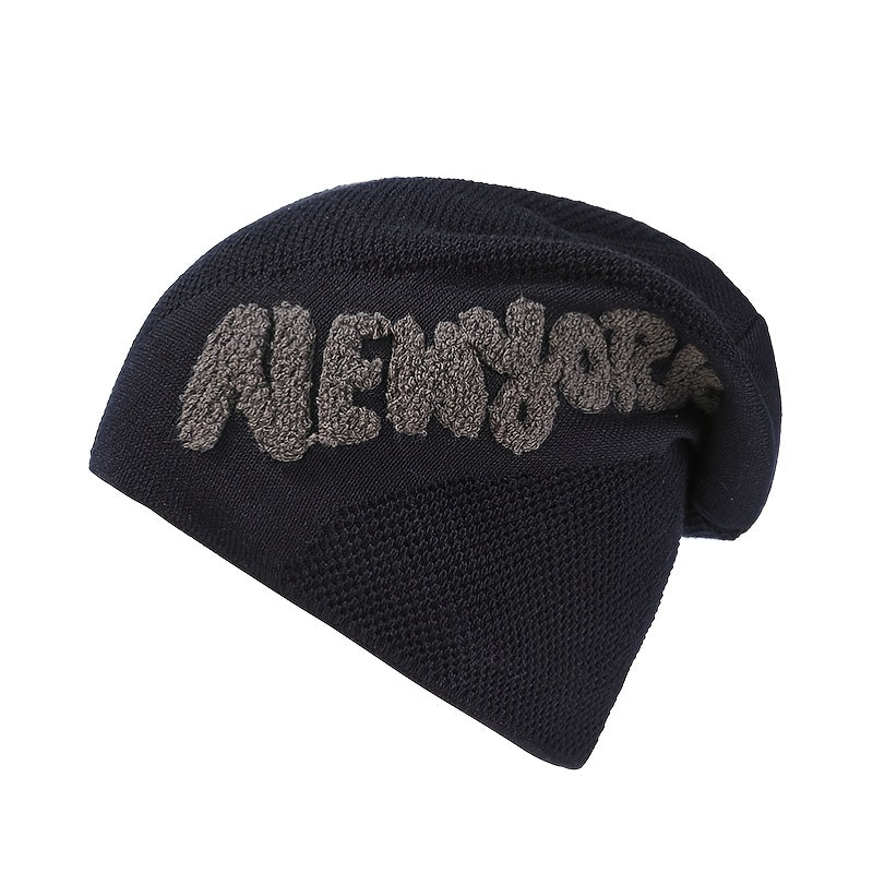 Plush Wool Knitted Hat for Men