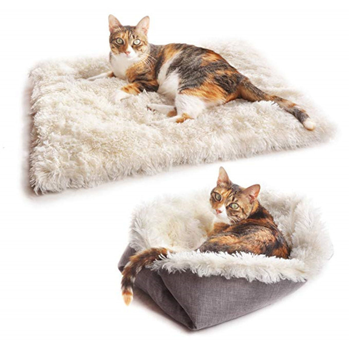 2-in-1 Cozy Pet Beds & Blankets for All Seasons