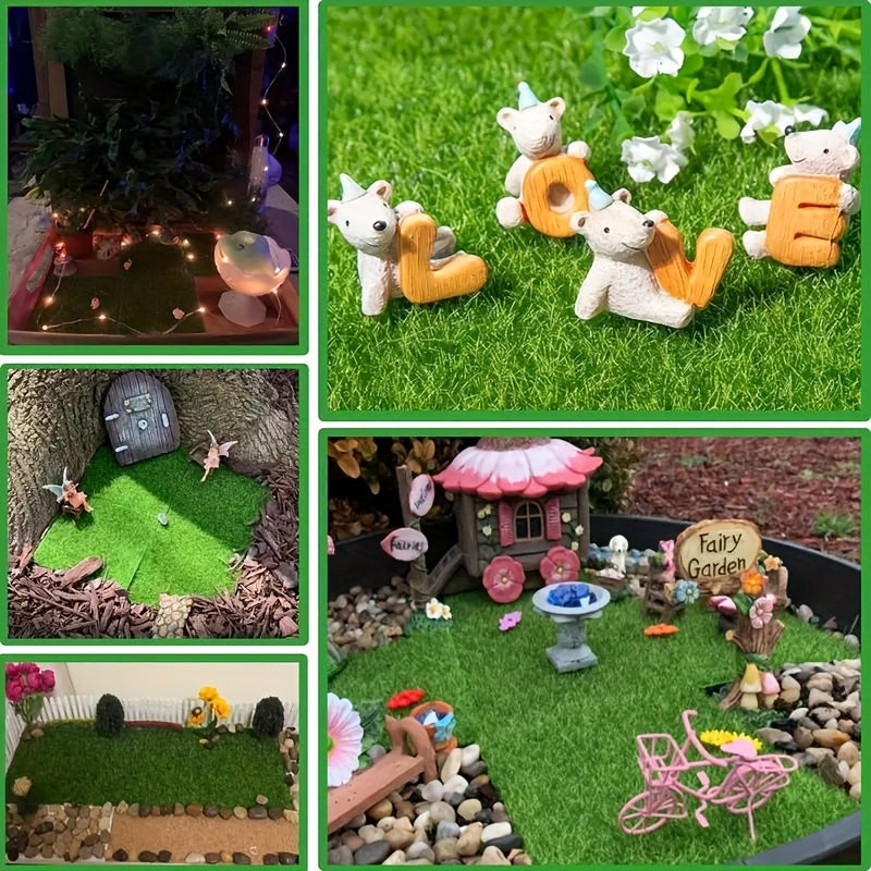 Artificial Garden Moss Dollhouse Decoration Accessories