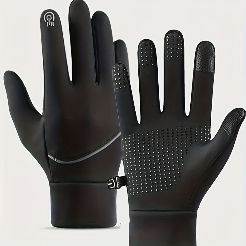 Winter Warm Gloves Men Women Wind Waterproof Non-slip Touch Screen Thermal Sport