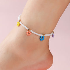 Colorful Flower Children's Anklet Gift Kids Accessories