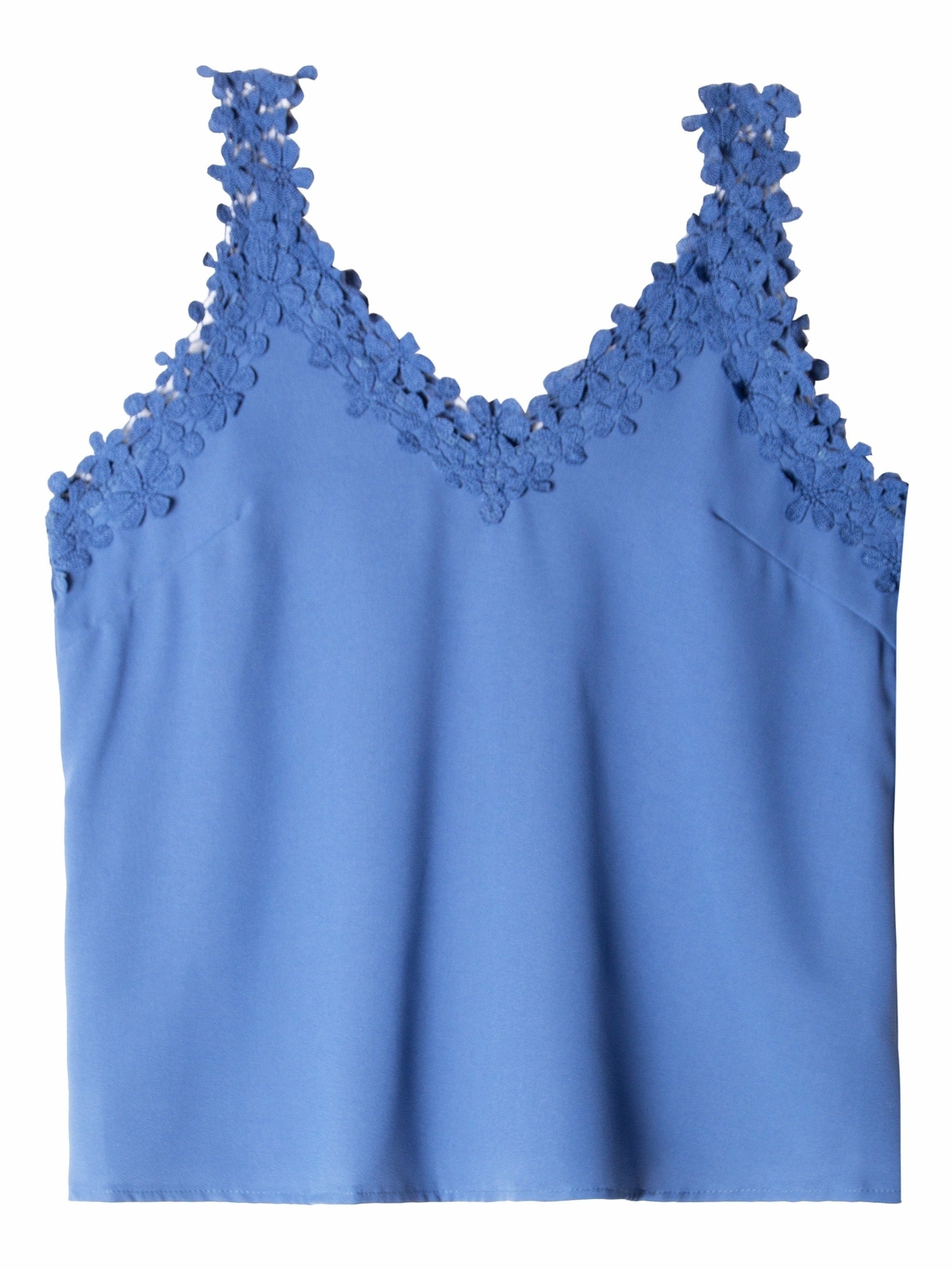 Lace Cami Top V Neck Sleeveless