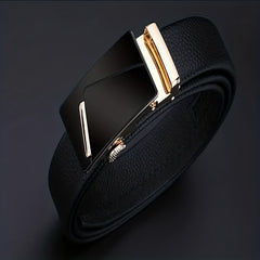 Leisure & Business Belt Double sided Cowhide Automatic Buckle for Men