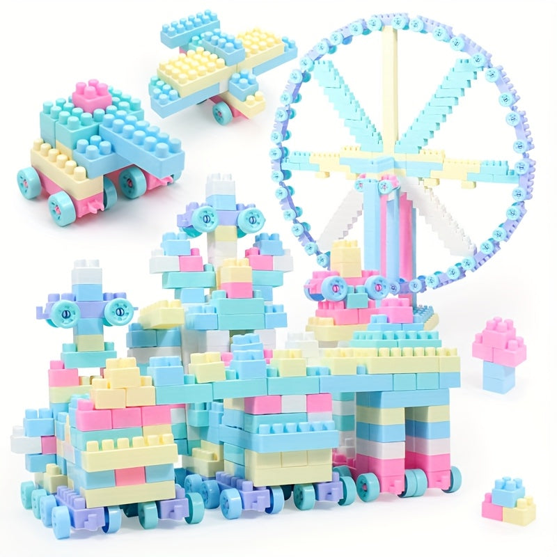 220pc Colorful Building Blocks Set Educational Construction Toys Ideal Gift