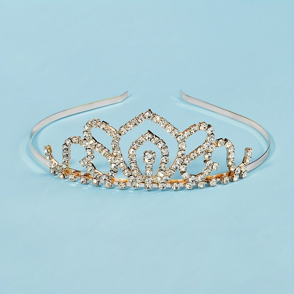 Sparkling Rhinestone Headband Tiara for Girls Women