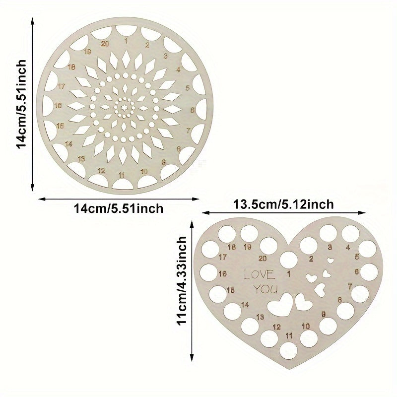 Wood Embroidery Floss Organizer Cross Stitch Thread Holder Storage Tools