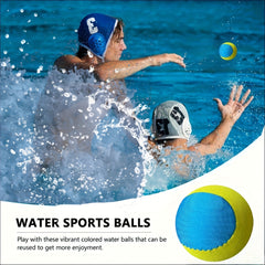 6pcs Rubber Water Balls for Adults, Storage Bag, Beach & Pool Fun