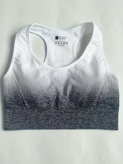 Gradient Sports Bra High Elastic Breathable Quick Drying