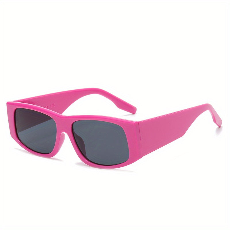Men's Square Frame PC Glasses Retro Sunglasses With Anti press Box