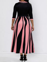 Tie Front Dress with Dual Pockets for Party