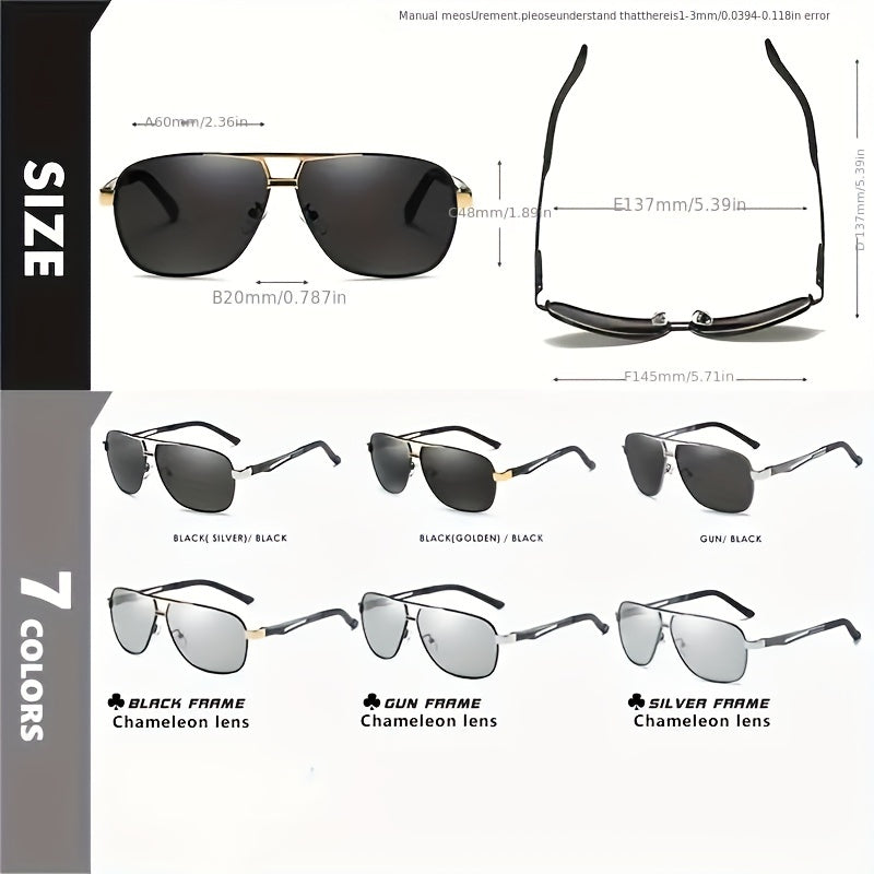 Vintage Polarized Sunglasses for Driving Fishing Biking