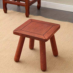 Antique Small Wooden Stool Shoe Changing Stool Solid Wood Stool