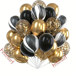 30pcs Colorful Paper Balloons Matte Latex Balloons Party Decoration