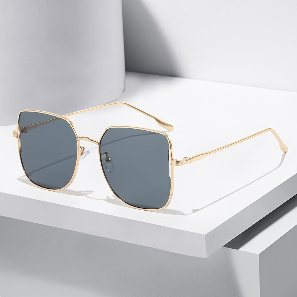 Vintage Metal Sunglasses UV Protection Women's Eyewear