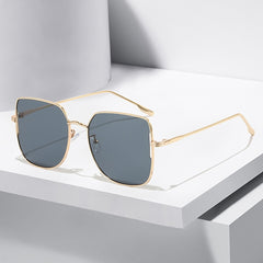 Vintage Metal Sunglasses UV Protection Women's Eyewear