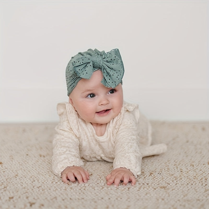 Baby Turban Headwrap Knotted Bow Hat for Newborn Infant