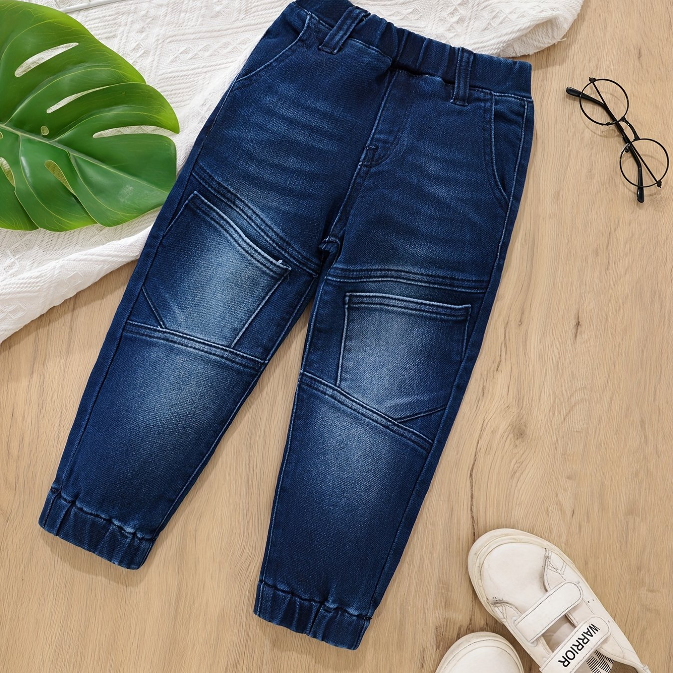 Boys Stretch Denim Long Pants Spring Autumn Outdoor