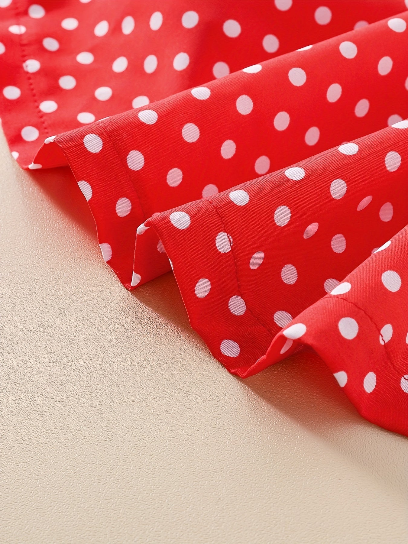 Toddler Baby Girls Bow Polka Dot Sleeveless Dress Princess Dress For Party