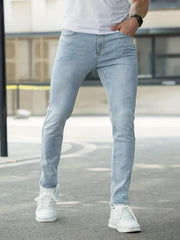 Men's Slim Fit Stretch Washed Jeans