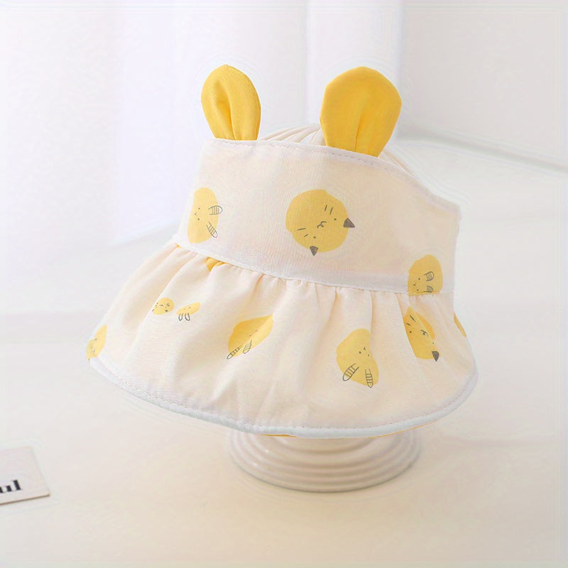 Cute Animal Sunshade Baby Hat with Empty Top