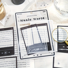15pcs Large Retro Film Border Journal Stickers Pack