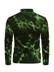 Tie Dye Men's Custom Fit Long Sleeve Shirt