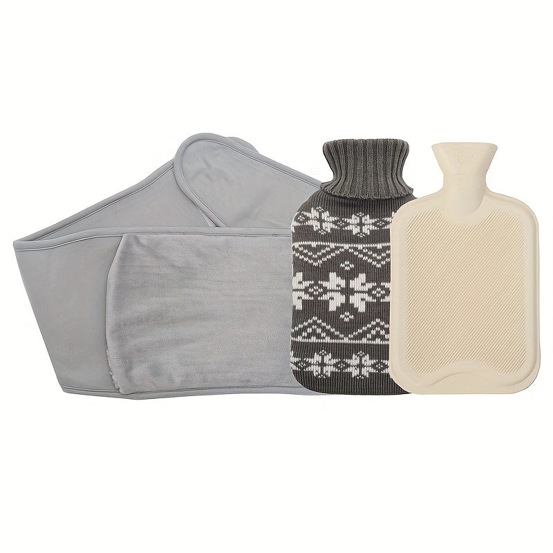 Hot Water Bottle With Knitted Cover Explosion Proof