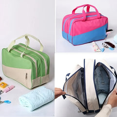 Portable Makeup Bag Dry & Wet Separation Waterproof Wash Bag