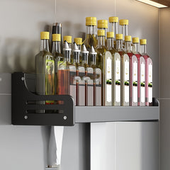 Kitchen Storage Rack Wall-mounted Aluminum Chopsticks Rack