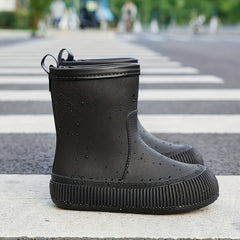 Solid Rain Boots Casual Short Boots Women's Waterproof Rain Boots