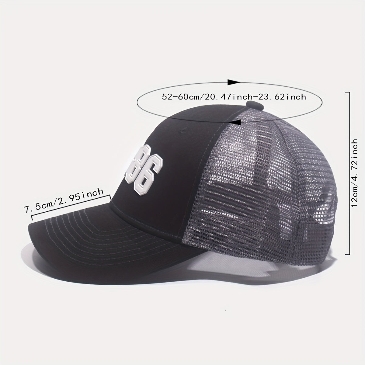 1886 Block Mesh Hat Trucker Baseball Cap