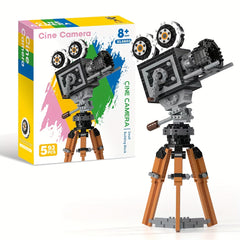 Microbead Camera Building Set - Retro Camera Shaped Toy