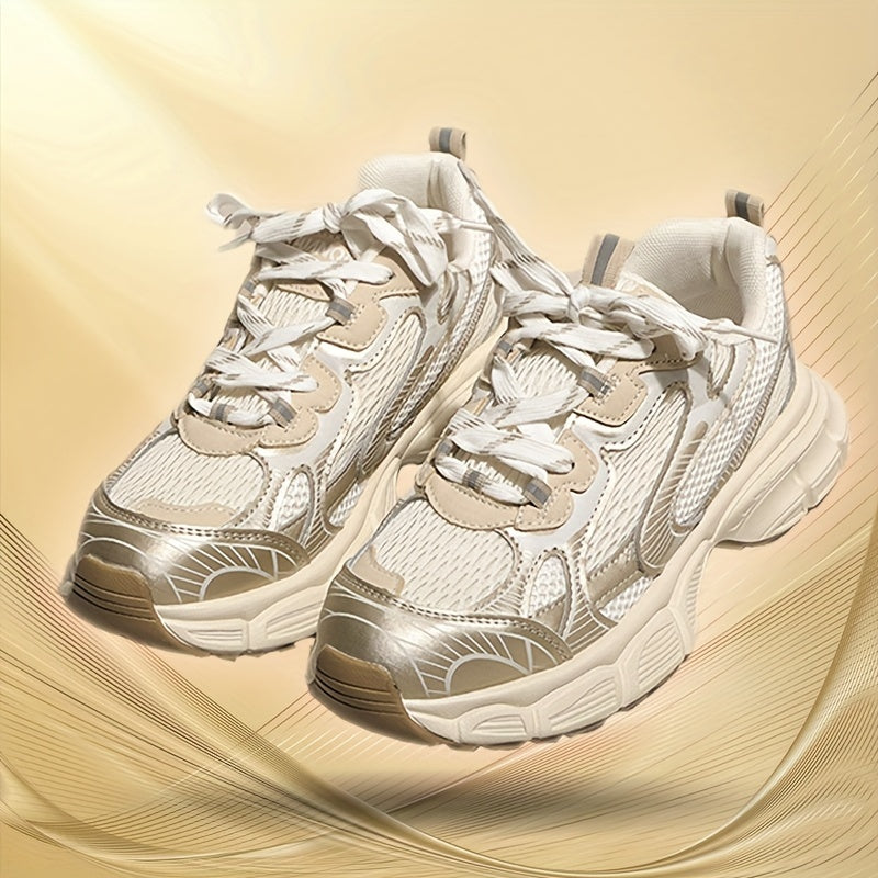 Women's Chunky Dad Shoes Lace-up Non-slip Lightweight Sneakers